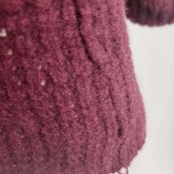 💥Just In💥Free People Burgandy Sweater...Sz M - Picture 6 of 7